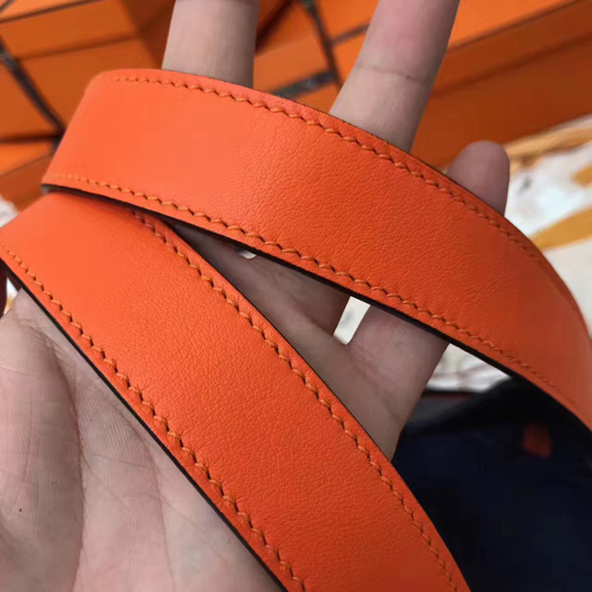 エルメス ピコタンロックエクラMM オレンジ/ブルードプリュス クレマンス シルバー金具