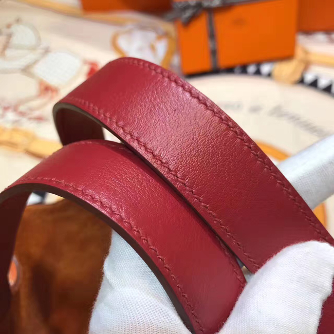 エルメス ピコタンロックエクラMM オレンジ/ルビー クレマンス シルバー金具