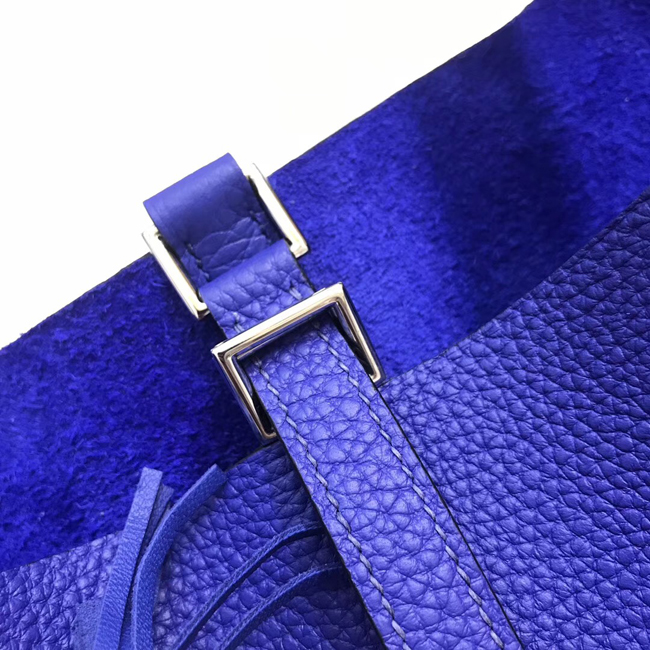 エルメス ピコタンロックPM ブルーエレクトリック クレマンス シルバー金具