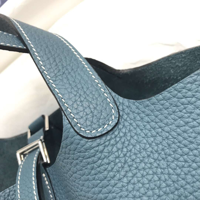 エルメス ピコタンロックPM ブルージーン クレマンス シルバー金具