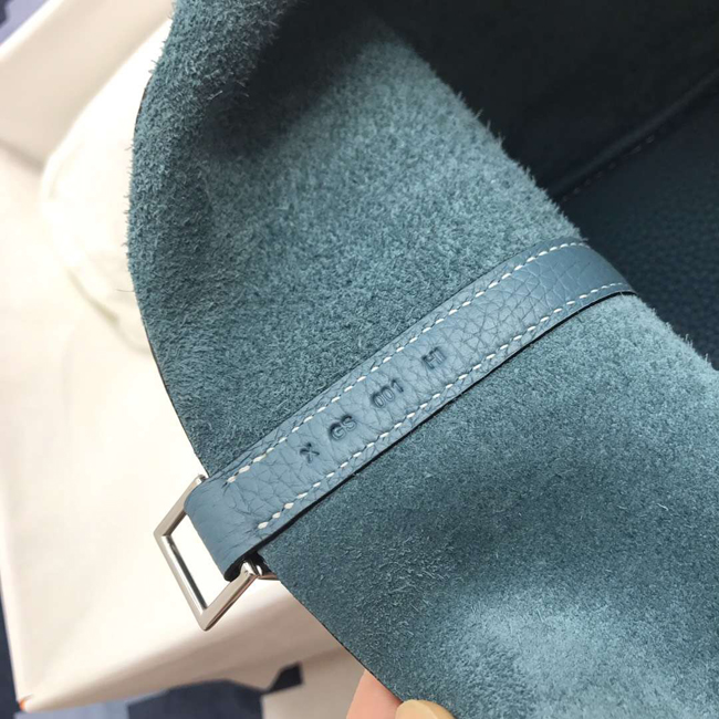 エルメス ピコタンロックPM ブルージーン クレマンス シルバー金具