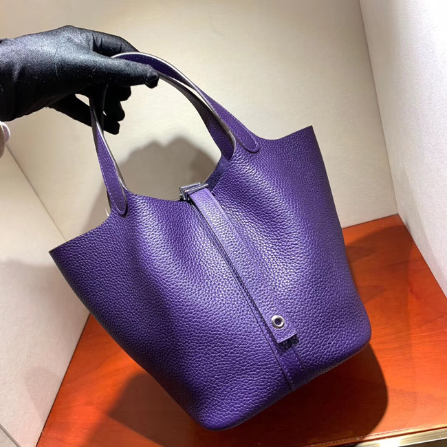 エルメス ピコタンロックPM アイリス クレマンス シルバー金具