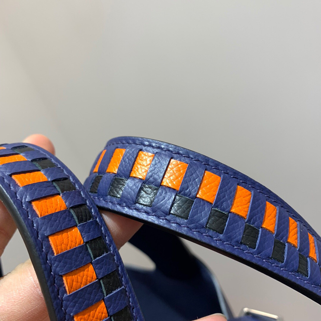 エルメス ピコタンロックPM ブルートンペット ヴォーエプソン シルバー金具