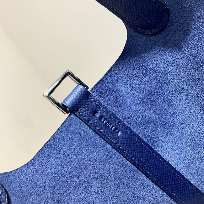 エルメス ピコタンロックPM ブルートンペット ヴォーエプソン シルバー金具