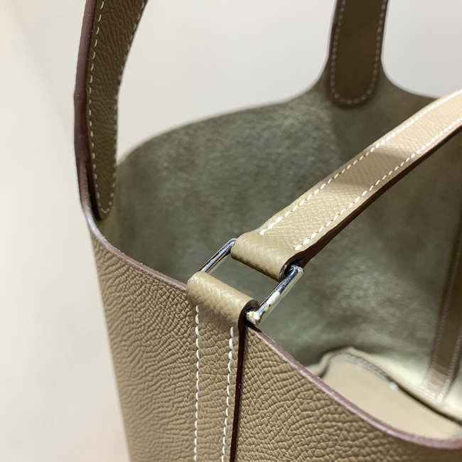 エルメス ピコタンロックPM エトゥープ ヴォーエプソン シルバー金具