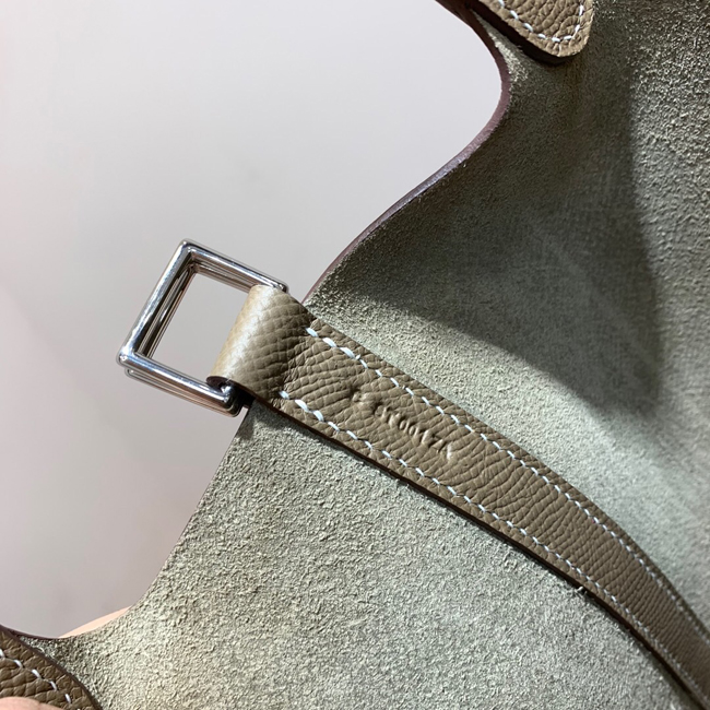 エルメス ピコタンロックPM エトゥープ ヴォーエプソン シルバー金具