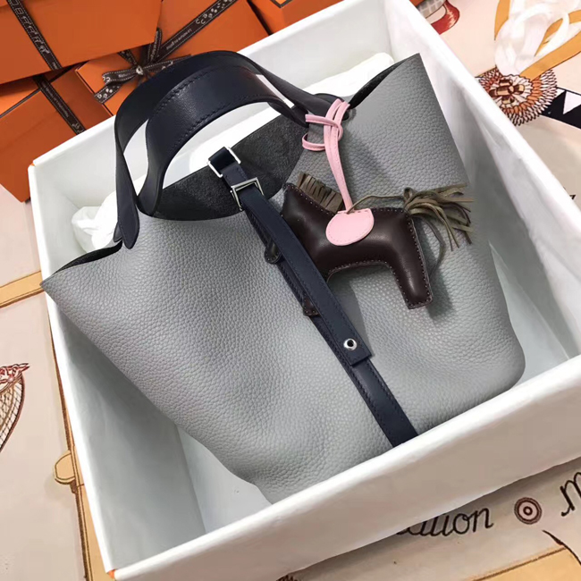 エルメス ピコタンロックエクラPM グリムエット/ブルーサフィール クレマンス シルバー金具