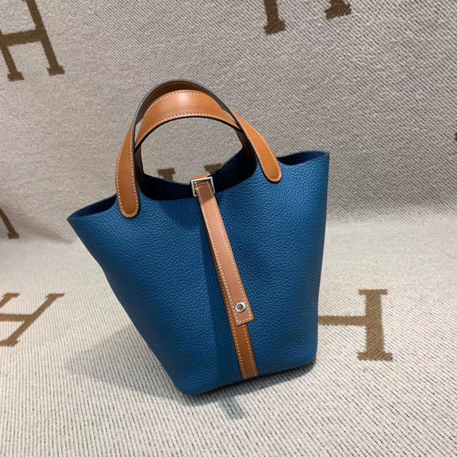 エルメス ピコタンロックエクラPM ゴールド/ミコノス クレマンス シルバー金具