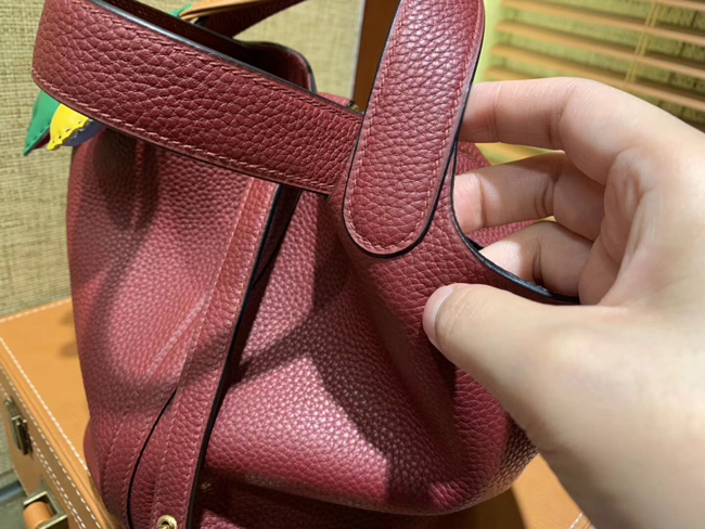 エルメス ピコタンロックMM ルビー クレマンス ゴールド金具