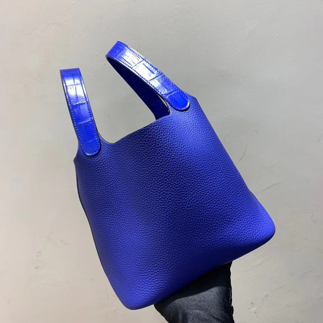 エルメス ピコタンロックMM ブルーエレクトリック クレマンス/ニロティカス シルバー金具