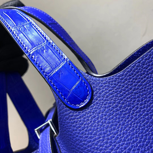 エルメス ピコタンロックMM ブルーエレクトリック クレマンス/ニロティカス シルバー金具