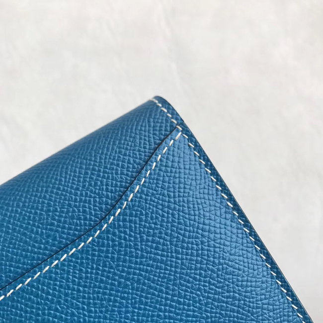 エルメス コンスタンスロング コバルト ヴォーエプソン シルバー金具