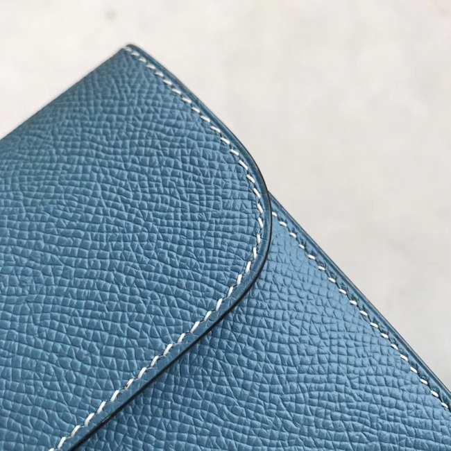 エルメス コンスタンスロング ブルージーン ヴォーエプソン シルバー金具