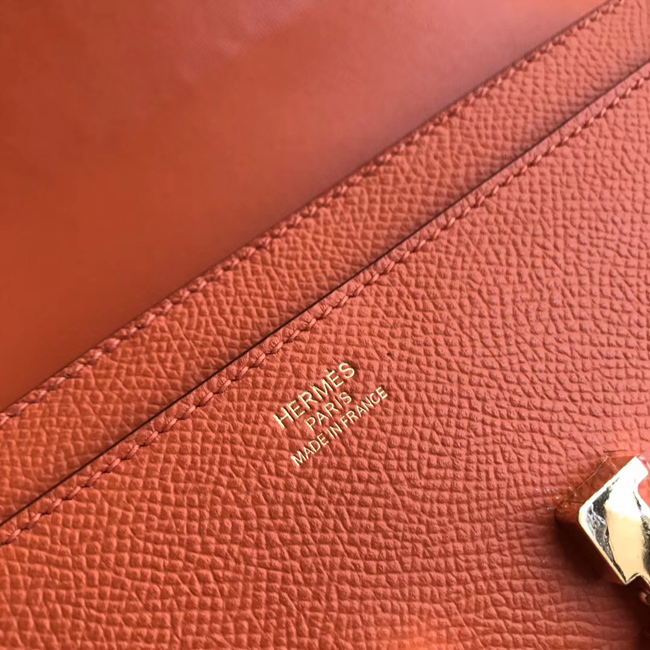 エルメス コンスタンスロング オレンジ ヴォーエプソン ゴールド金具