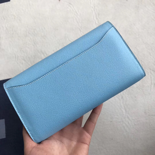 エルメス コンスタンスロング ブルーパラダイス ヴォーエプソン シルバー金具