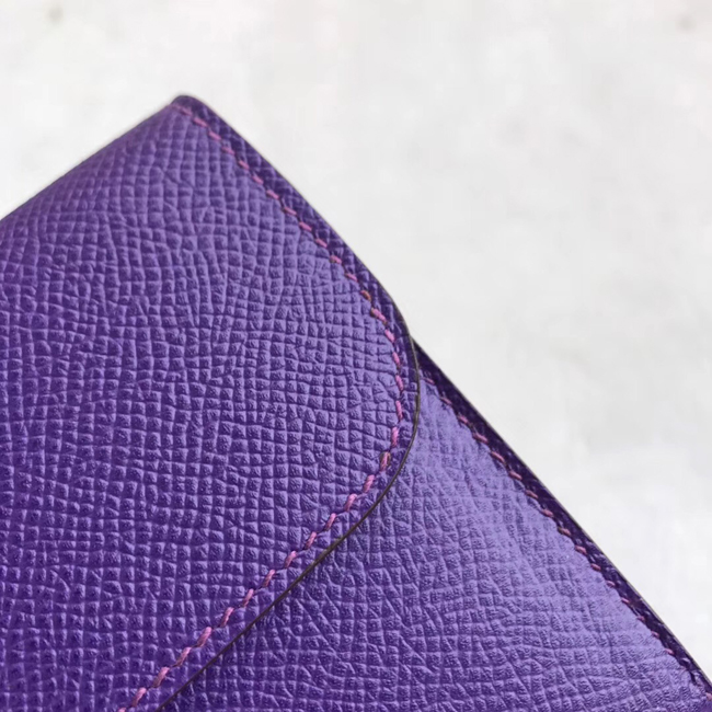 エルメス コンスタンスロング クロッカス ヴォーエプソン シルバー金具