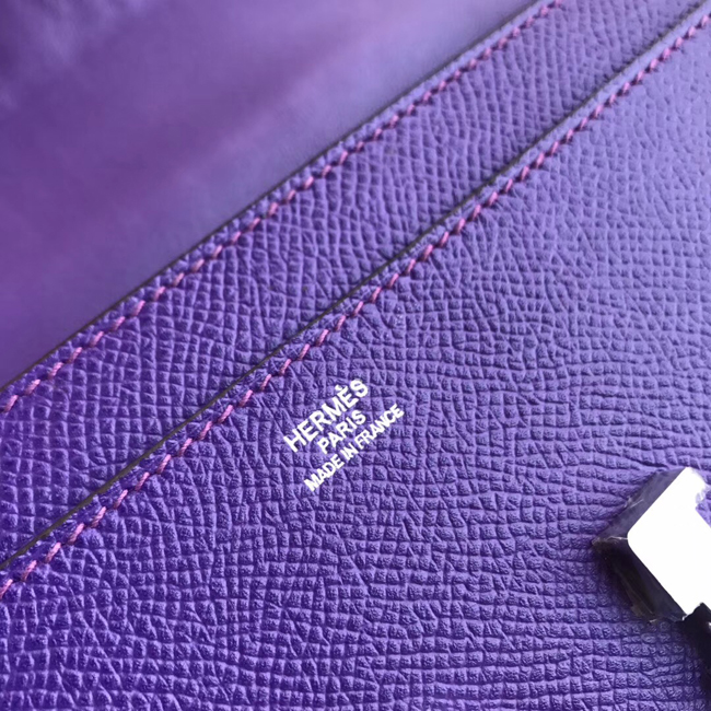 エルメス コンスタンスロング クロッカス ヴォーエプソン シルバー金具