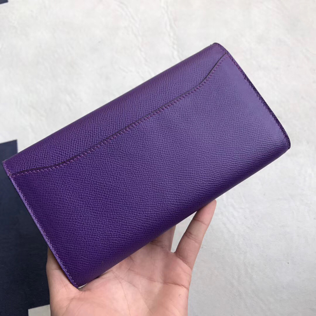 エルメス コンスタンスロング クロッカス ヴォーエプソン シルバー金具