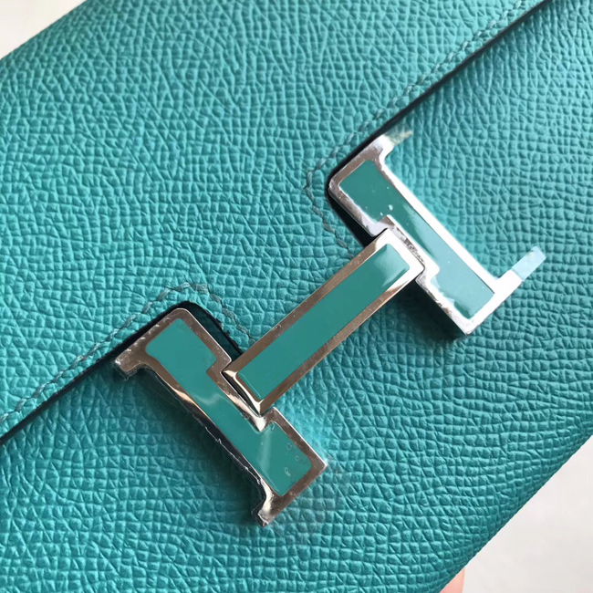 エルメス コンスタンスロング ブルーパオン ヴォーエプソン シルバー金具