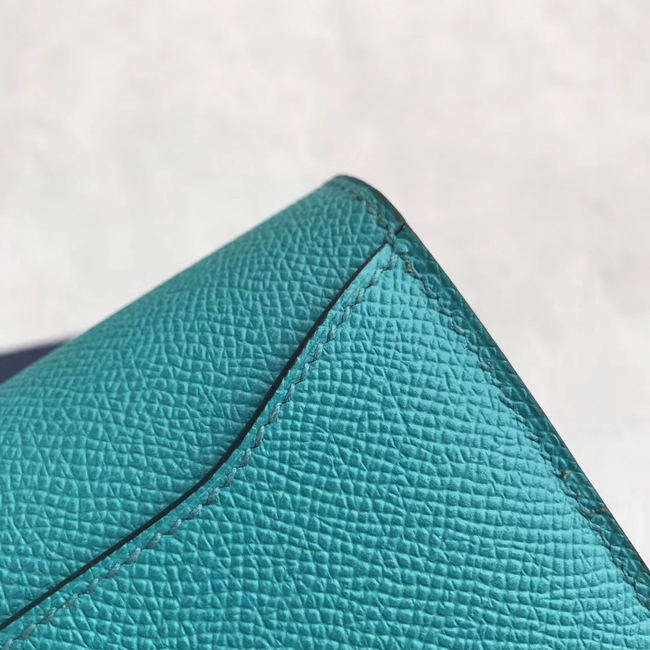 エルメス コンスタンスロング ブルーパオン ヴォーエプソン シルバー金具