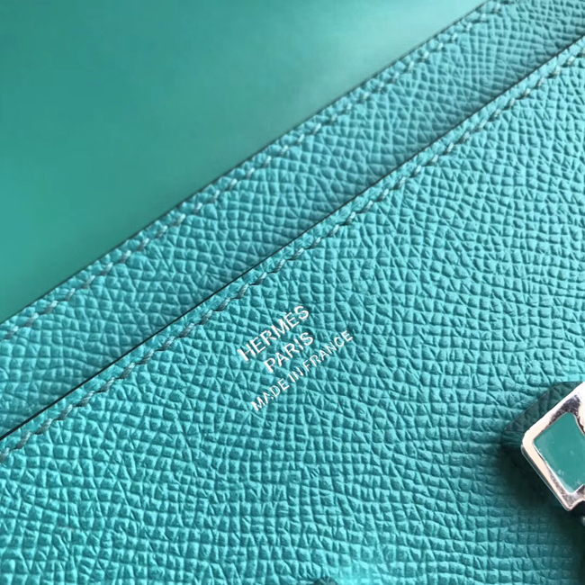 エルメス コンスタンスロング ブルーパオン ヴォーエプソン シルバー金具
