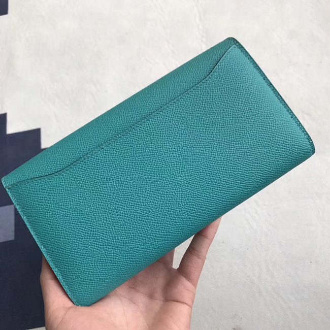 エルメス コンスタンスロング ブルーパオン ヴォーエプソン シルバー金具