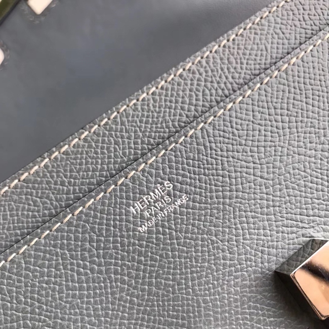 エルメス コンスタンスロング ブルーラン ヴォーエプソン シルバー金具