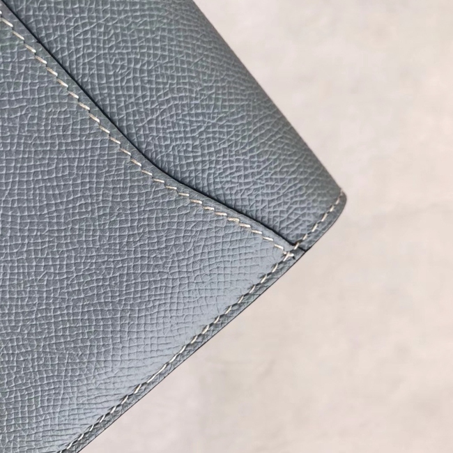 エルメス コンスタンスロング ブルーラン ヴォーエプソン シルバー金具