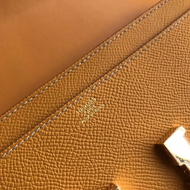 エルメス コンスタンスロング キャラメル ヴォーエプソン ゴールド金具