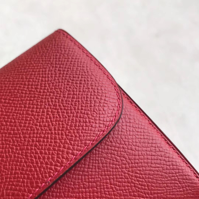 エルメス コンスタンスロング ルージュヴィフ ヴォーエプソン ゴールド金具