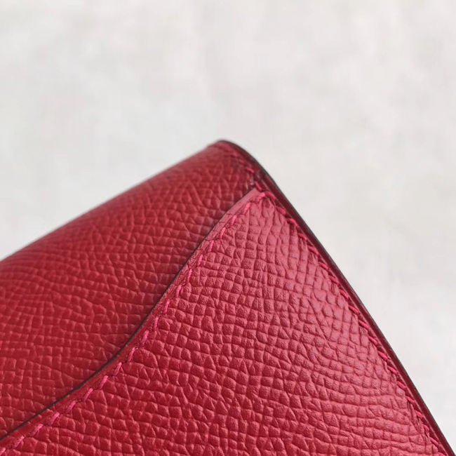 エルメス コンスタンスロング ルージュヴィフ ヴォーエプソン ゴールド金具
