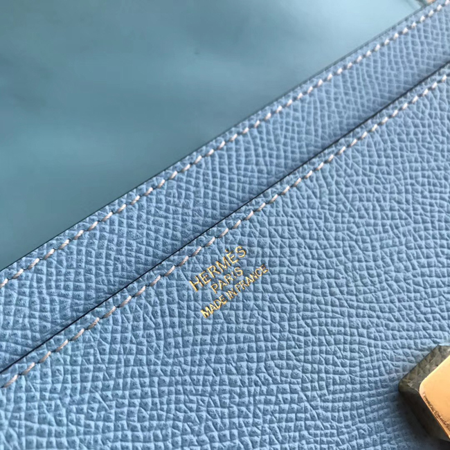 エルメス コンスタンスロング ブルーパラダイス ヴォーエプソン ゴールド金具