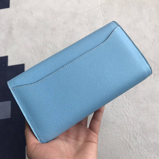 エルメス コンスタンスロング ブルーパラダイス ヴォーエプソン ゴールド金具