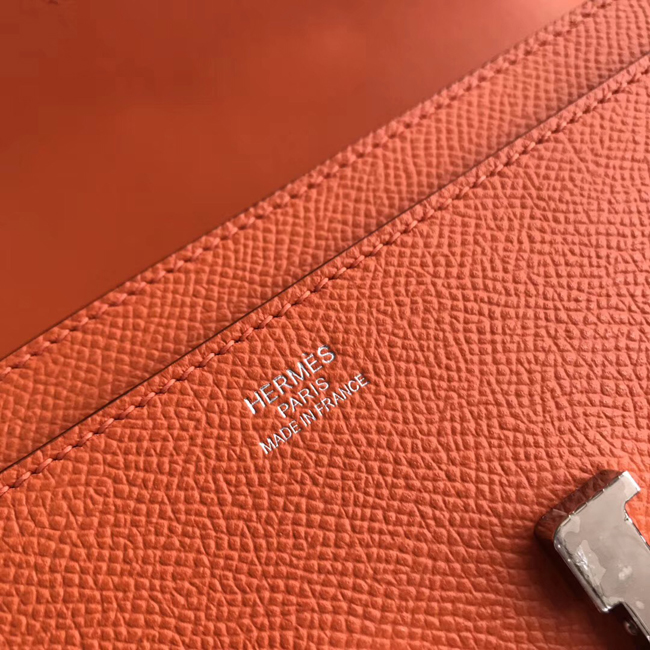 エルメス コンスタンスロング オレンジ ヴォーエプソン シルバー金具