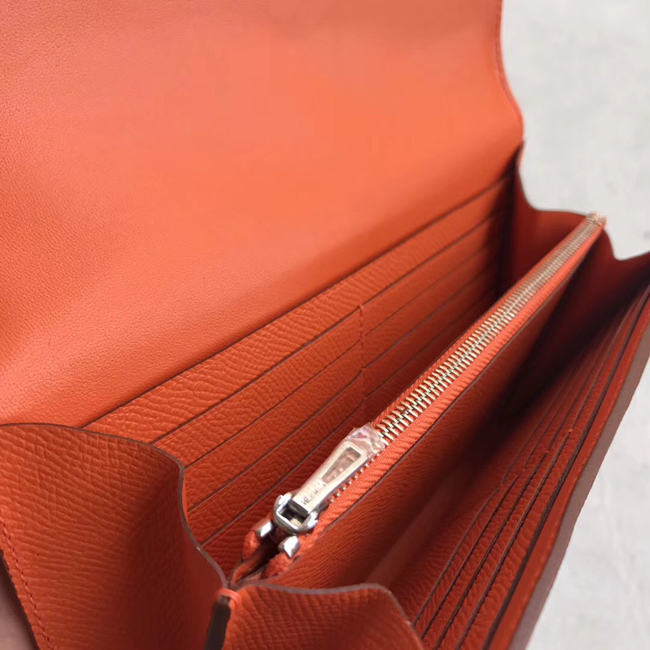 エルメス コンスタンスロング オレンジ ヴォーエプソン シルバー金具
