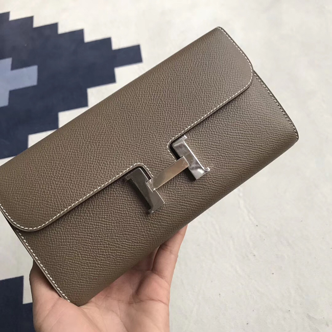 エルメス コンスタンスロング エトゥープ ヴォーエプソン シルバー金具