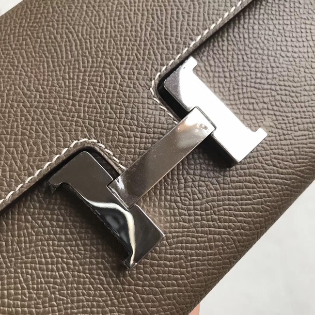 エルメス コンスタンスロング エトゥープ ヴォーエプソン シルバー金具