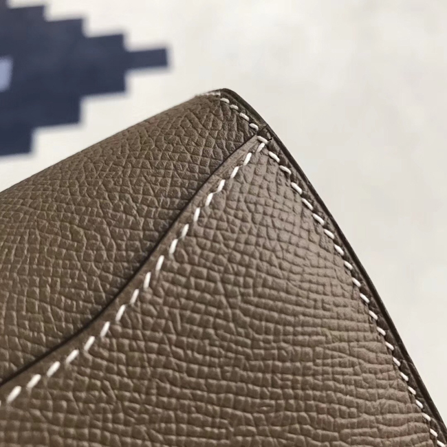 エルメス コンスタンスロング エトゥープ ヴォーエプソン シルバー金具