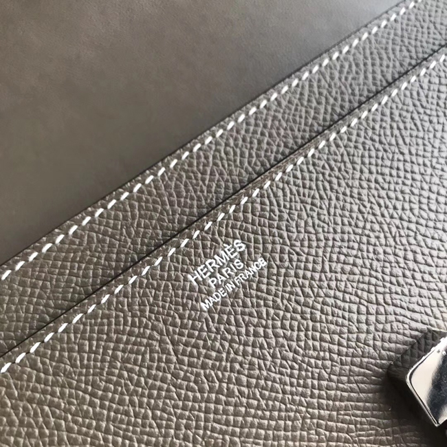 エルメス コンスタンスロング エトゥープ ヴォーエプソン シルバー金具