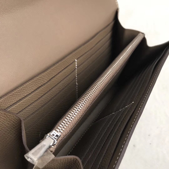 エルメス コンスタンスロング エトゥープ ヴォーエプソン シルバー金具