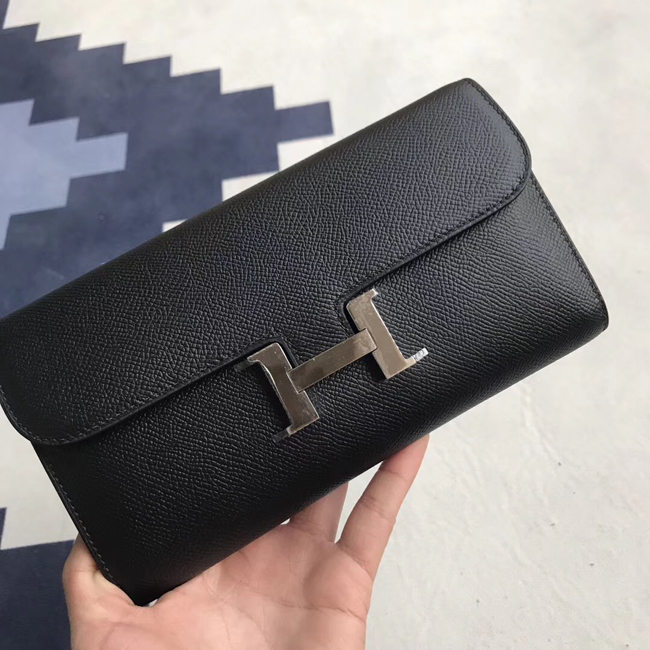 エルメス コンスタンスロング ブラック ヴォーエプソン シルバー金具