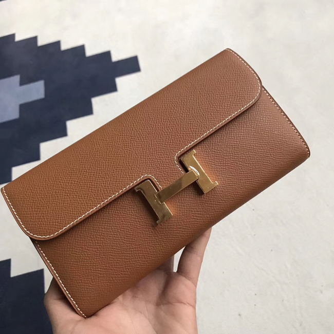 エルメス コンスタンスロング ゴールド ヴォーエプソン ゴールド金具