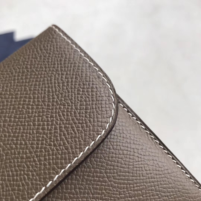 エルメス コンスタンスロング エトゥープ ヴォーエプソン ゴールド金具