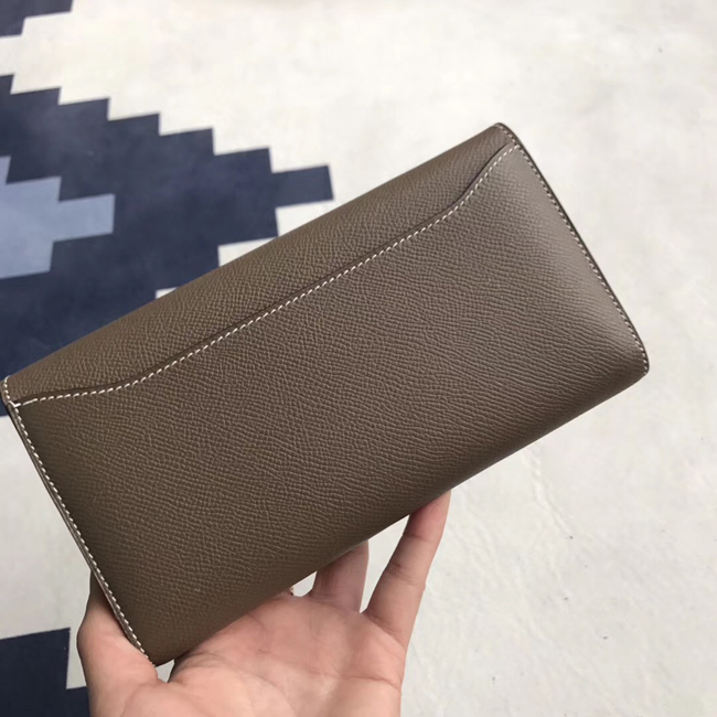 エルメス コンスタンスロング エトゥープ ヴォーエプソン ゴールド金具