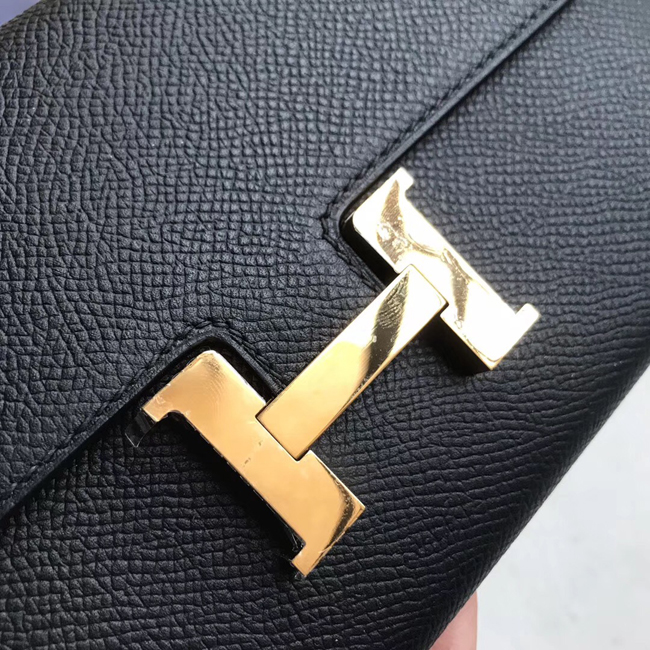 エルメス コンスタンスロング ブラック ヴォーエプソン ゴールド金具