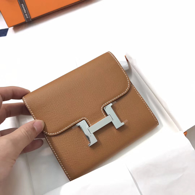 エルメス コンスタンス コンパクト ゴールド ヴォーエプソン シルバー金具