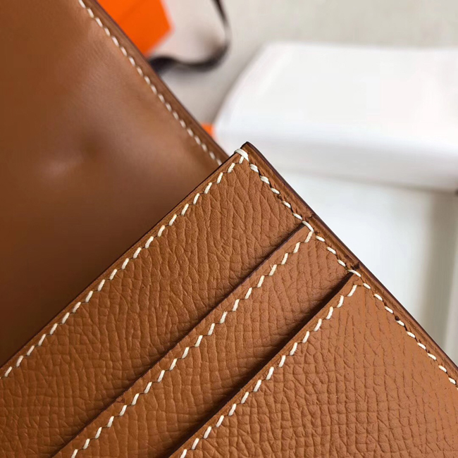 エルメス コンスタンス コンパクト ゴールド ヴォーエプソン シルバー金具