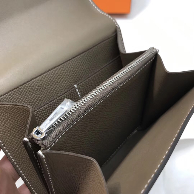 エルメス コンスタンス コンパクト エトゥープ ヴォーエプソン シルバー金具