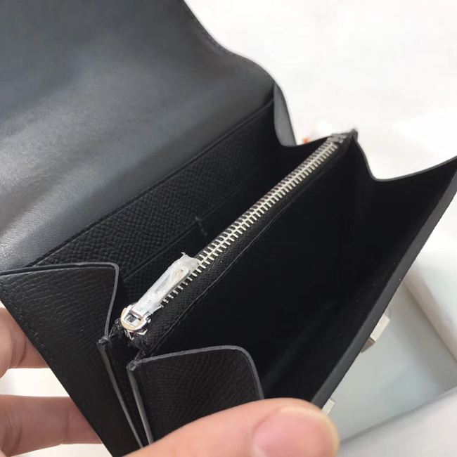 エルメス コンスタンス コンパクト ブラック ヴォーエプソン シルバー金具
