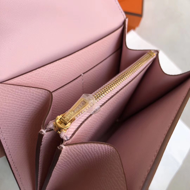 エルメス コンスタンス コンパクト ピンク ヴォーエプソン ゴールド金具